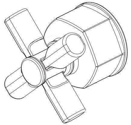 Brizo Invari RP101177GL Pressure Balance Valve with Diverter Trim - Cross Handle