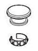 Brizo Invari RP101184GL Diverter Hanlde Cap - Small