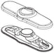 Peerless Elmhurst RP101336 Escutcheon & Baseplate