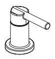 Delta Nicoli RP101373CZ Two Metal Lever Handle Kit