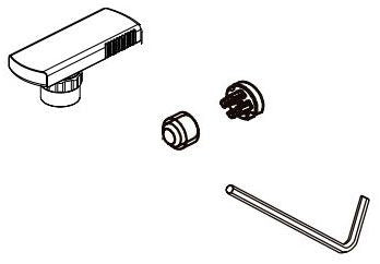 Brizo Kintsu RP101410PC Handle & Set Screw Assembly