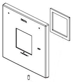 Delta Trillian RP101448KSPR Escutcheon, Gasket and Screw