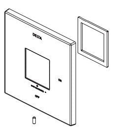 Delta Trillian RP101456PCPR Escutcheon, Seat, Mounting Gasket, Screw