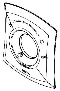 Delta Pierce RP101476CZ Escutcheon with Seal