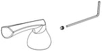 Delta Pierce RP101499CZ Single Metal Lever Handle Kit