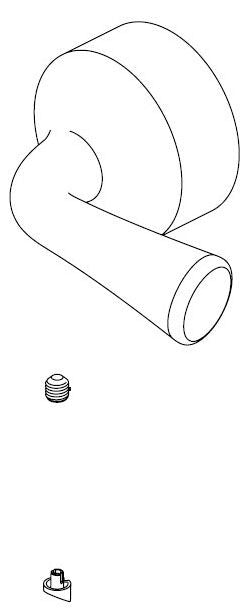 Delta Kayra RP101542SS Handle, Set Screw and Button