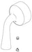 Delta Kayra RP101548BL Handle, Set Screw and Button