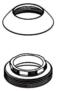 Delta Nicoli RP101550CZ Bonnet Nut and Cap
