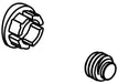 Brizo Kintsu RP101590BNX Set Screw and Cover