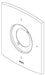 Brizo Kintsu RP101598PC Escutcheon- Sensori