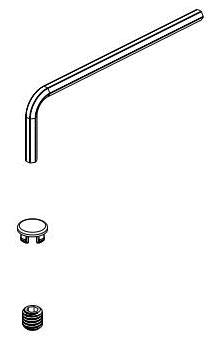Brizo Essential Shower RP101669BL Set Screw and Cover
