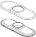 Delta Arvo RP101690BL 3-Hole Escutcheon