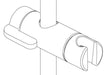 Brizo Essential Shower RP101697BN Slidebar Handshower Holder