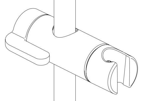 Brizo Essential Shower RP101697NK Slidebar Handshower Holder