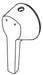 Delta Galeon RP101743BL 17S Shower Temp Handle, Screw And Button