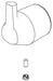 Delta Galeon RP101747BL Int Divert Handle, Button And Set Screw