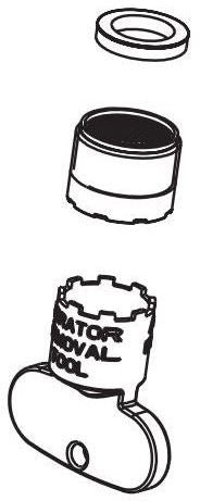Peerless Precept RP101779 Aerator assembly