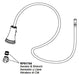 Brizo Tulham RP101784BLBNX Hose and Sprayer Assembly