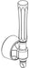 Brizo Tulham RP101787BLBNX Handle Kit - Bar