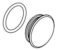 Brizo Tulham RP101791BL Handle Cap and O Ring