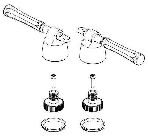 Brizo Tulham RP101793BLBNX Handle Kit - Bridge