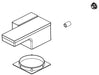 Brizo Frank Lloyd Wright RP101803NK 1H Wall Mount Lavatory Handle Kit