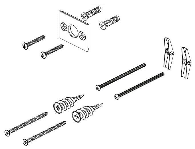 Brizo Frank Lloyd Wright RP101808 Mounting Hardware with Gasket