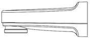 Delta RP101818PC Tub Spout - Pull Down Diverter