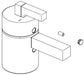 Brizo Frank Lloyd Wright RP101838NK Lever Handle Kit