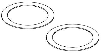 Brizo Invari RP101914 Temperature Indicating Glide Rings - Roman Tub, Small
