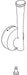 Delta Eldridge RP101929BL Handle with Button and Screw