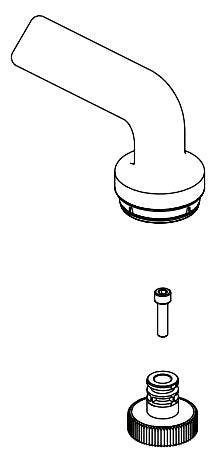 Brizo Allaria RP101987BL Handle Kit-Twist Lever - Free Standing Tub Filler