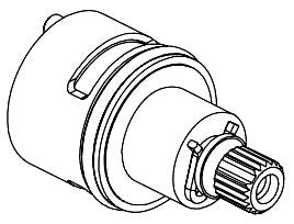 Brizo Allaria RP101992 Valve Cartridge - 22mm Progressive