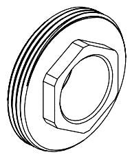 Brizo Allaria RP101993 Bonnet Nut - 22mm Progressive