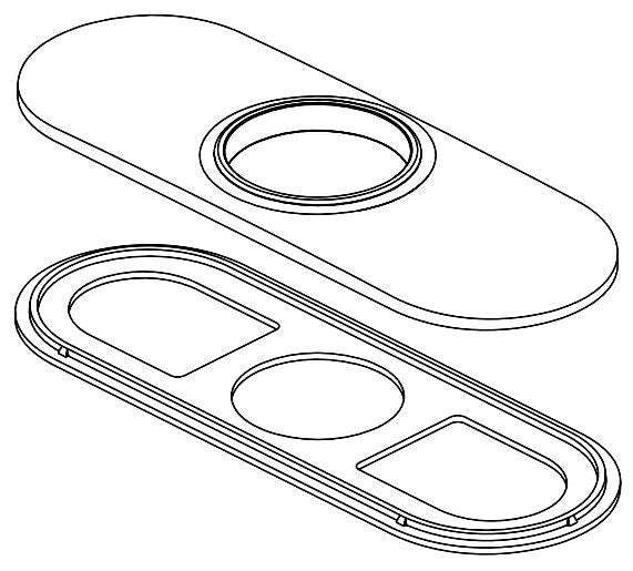 Delta Trinsic RP102057PC Escutcheon