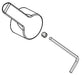 Peerless Flute RP102109 Handle & set screw