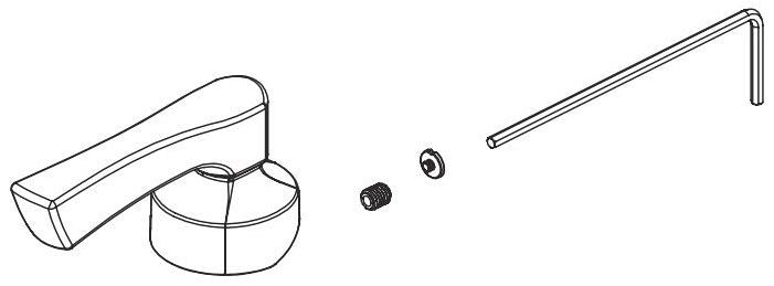 Delta Arcadia RP102169SP Single Metal Lever Handle Kit