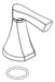 Delta Arcadia RP102173BL Two Metal Lever Handle Kit