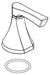 Delta Arcadia RP102175SP Two Metal Lever Handle Kit