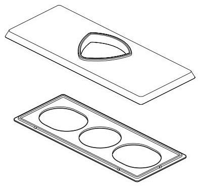 Delta Zura RP102199BL Escutcheon and Gasket