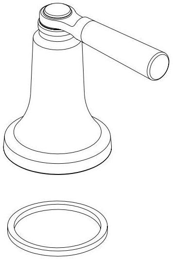 Delta Saylor RP102205BL Handle Kit - Roman Tub