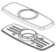 Delta Geist RP102244BL Escutcheon and Base Plate