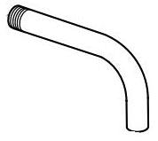Delta Universal Showering Components RP103232 L Shape Nipple