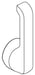 Delta Tetra RP103267BL Handle & Clip