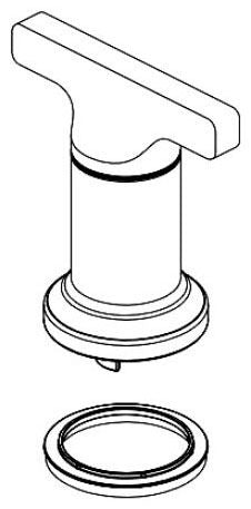 Delta Tetra RP103272BL Handle Kit & Glide Rings