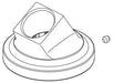 Delta Tetra RP103289BL Hand Shower Base & Set Screw