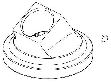 Delta Tetra RP103289BL Hand Shower Base & Set Screw