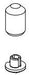 Delta Tetra RP103295PC Set Screw & Button
