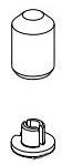 Delta Tetra RP103295PC Set Screw & Button