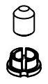 Delta Tetra RP103299BL Set Screw & Cover